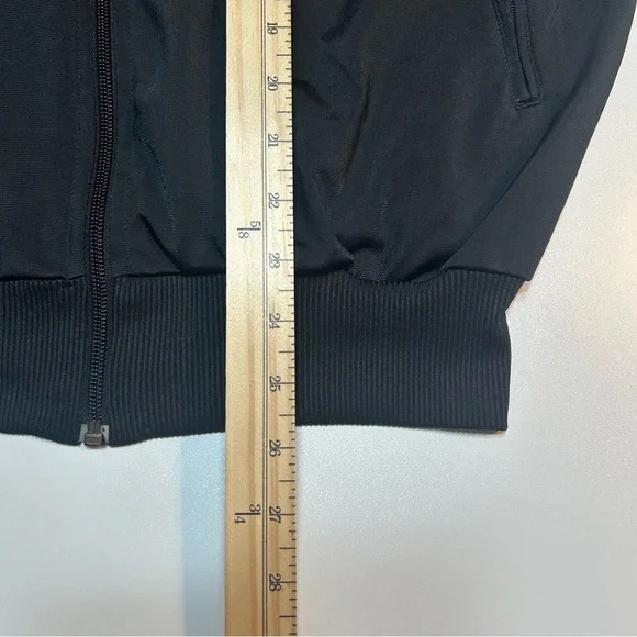 Adidas Originals Firebird Track Jacket Black Gold Trefoil Logo Size Small - Picture 6 of 6